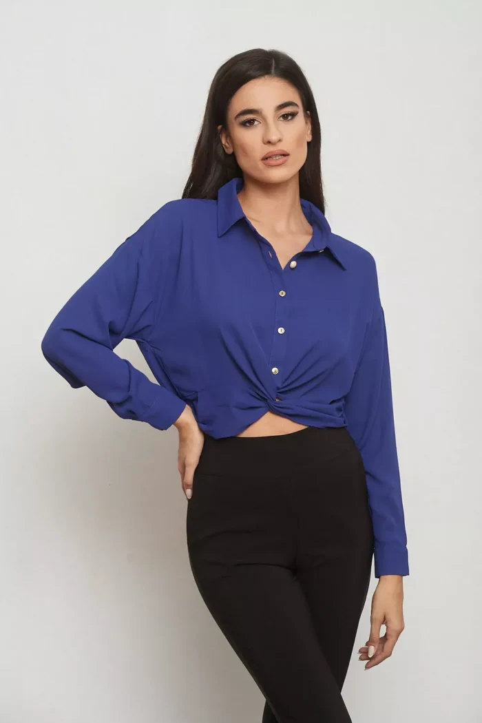 Πουκάμισο ζωρζέτα κόμπος
