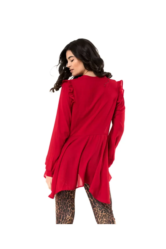 Πουκαμίσα βολάν ασύμμετρη - Image 3