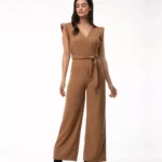 Ολόσωμη αμάνικη φόρμα κρουαζέ, one-size, σε ύφασμα scuba crepe.