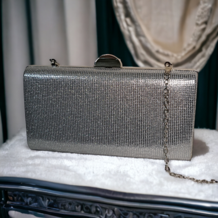 Λαμπερό τσαντάκι clutch-φάκελος